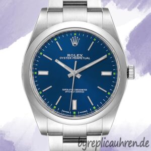 Rolex Oyster Perpetual Unisex 41mm m114300-0002 Silberton Austernarmband