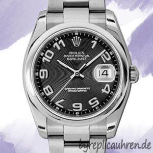 Rolex Datejust 116200BKCAO Herren 36mm Stainless Steel Automatisch