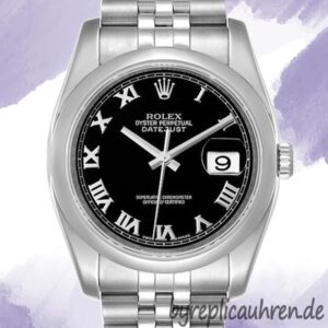 Rolex Datejust 116200BKRJ 36mm Herren Armband