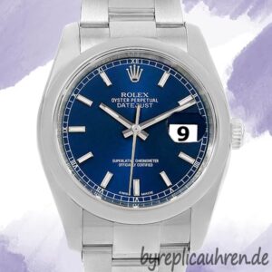 Rolex Datejust 36mm Herren 116200BLSO Silberton