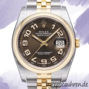 Rolex Datejust 116203BRAJ 36mm Herren Automatisch Silberton