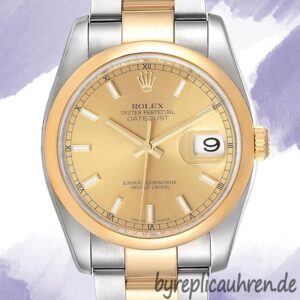 Rolex Datejust 116203-72203 Herren 36mm Silberton