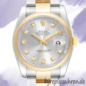 Rolex Datejust 116203SDO 36mm Herren Stainless Steel Silbernes Zifferblatt
