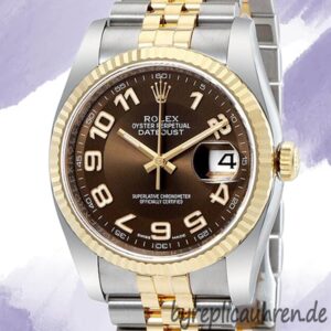 Rolex Datejust Herren 116233BRAJ 36mm Stainless Steel