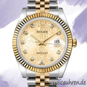 Rolex Datejust 116233CJDJ 36mm Herren Silberton