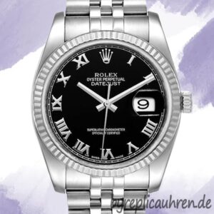 Rolex Datejust 36mm Herren 116234BKRJ Silberton