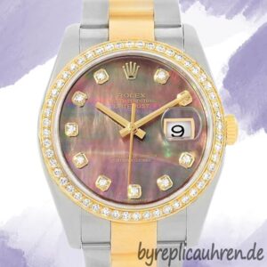 Rolex Datejust 36mm Herren 116243BKMDO Perlmutt