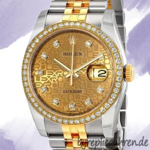 Rolex Datejust Herren 116243CJDJ 36mm Silberton