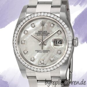 Rolex Datejust Herren 36mm 116244MDO Silberton