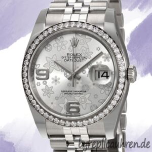 Rolex Datejust Herren 116244SFAJ 36mm Silberton Armband