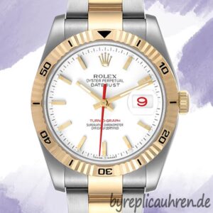 Rolex Datejust Turn-o-graph Herren 36mm 116263 Silberton