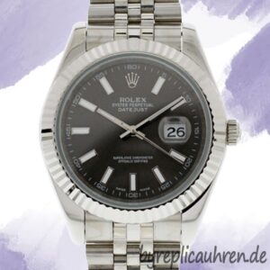 Rolex Datejust 41mm Herren 116334BKSJ Silberton