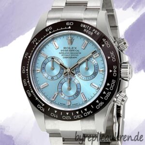 Rolex Daytona 116506IBLDO Herren 40mm Ceramics Bezel Silberton