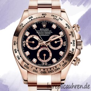 Rolex Daytona m116505-0015 40mm Herren Schwarzes Zifferblatt