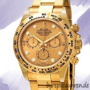 Rolex Daytona 116508GLDO 40mm Herren Automatisch Champagnerfarbenes Zifferblatt