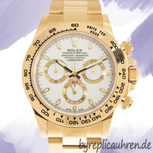 Rolex Daytona Herren 116508WSO 40mm Gelbgold-Ton Stainless Steel