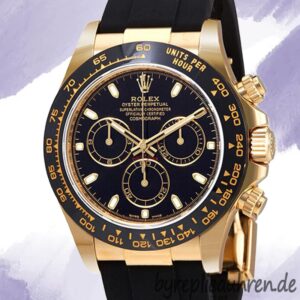Rolex Daytona 116518BKSR Herren 40mm Schwarzes Zifferblatt Automatisch
