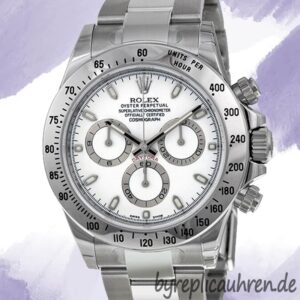 Rolex Daytona 40mm Herren 116520-WSO Automatisch Silberton