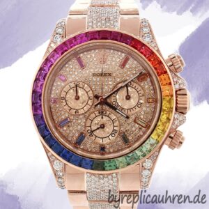 Rolex Daytona 40mm Herren 116595RBOW-0002 Roségoldfarben Austernarmband