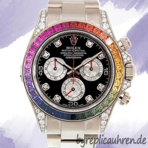 Rolex Daytona 116599RBOW Herren 40mm Austernarmband Diamond Bezel