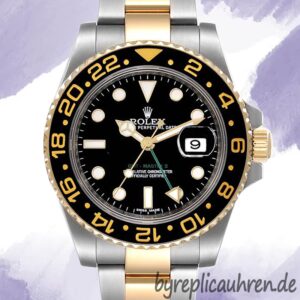 Rolex Gmt Master 40mm 16713BKSO-1 Herren Automatisch Schwarzes Zifferblatt