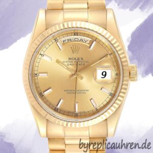 Rolex Day-Date 36mm 118238CSP Herren Gelbgold-Ton