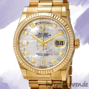 Rolex Day-Date 36mm Herren 118238MDP Stainless Steel