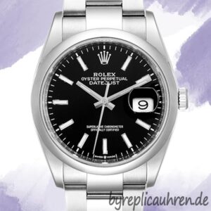 Rolex Datejust Herren 36mm m126200-0004 Austernarmband Silberton