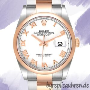 Rolex Datejust Herren m126201-0016 36mm Weißes Zifferblatt