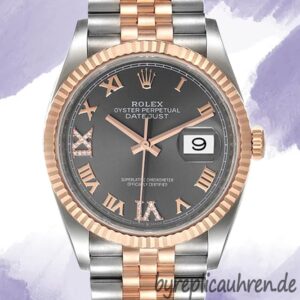 Rolex Datejust Herren 36mm m126231-0023 Graues Zifferblatt