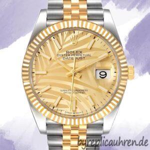 Rolex Datejust Herren 36mm M126233-0037 Automatisch Goldenes Zifferblatt