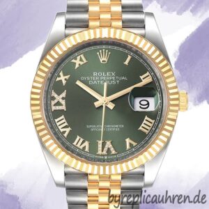 Rolex Datejust Herren m126233-0025 36mm Silberton