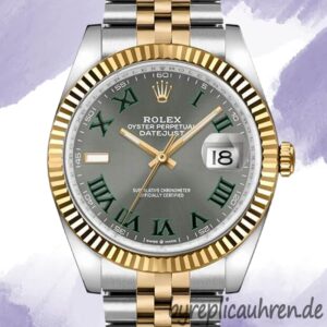 Rolex Datejust m126233-0035 Herren 36mm Silberton
