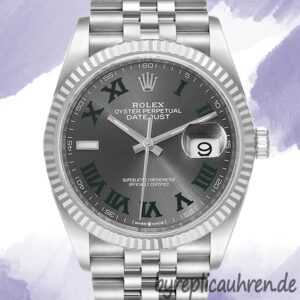 Rolex Datejust 36mm Herren m126234-0045 Wimbledon-Zifferblatt Jubiläumsarmband