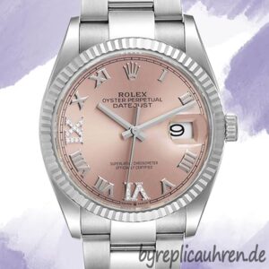 Rolex Datejust m126234-0032 Damen 36mm Stainless Steel Austernarmband