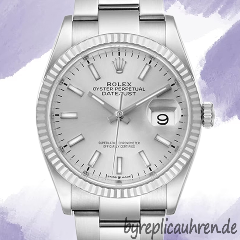 Rolex Datejust Herren 126234SSO 36mm Silberton Austernarmband