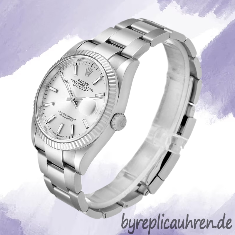Rolex Datejust Herren 126234SSO 36mm Silberton Austernarmband – Bild 3