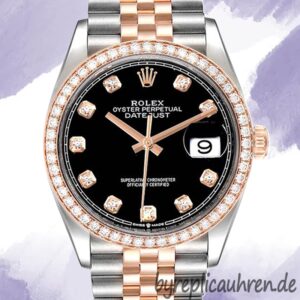 Rolex Datejust Herren 36mm m126281rbr-0007 Automatisch Diamond Bezel