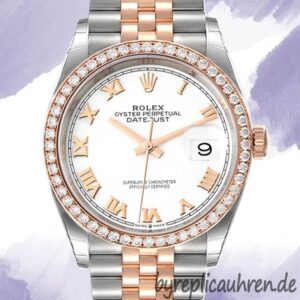 Rolex Datejust 36mm m126281rbr-0003 Herren Diamond Bezel