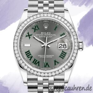 Rolex Datejust m126284rbr-0037 Damen 36mm Jubiläumsarmband