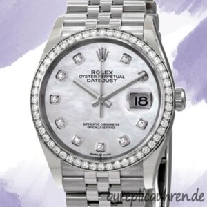 Rolex Datejust m126284rbr-0011 Damen 36mm Zifferblatt aus Perlmutt