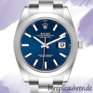 Rolex Datejust m126300-0001 Herren 41mm Silberton