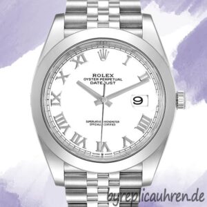 Rolex Datejust Herren m126300-0016 41mm Automatisch Weißes Zifferblatt