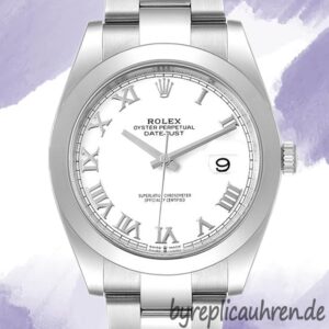 Rolex Datejust Herren m126300-0015 41mm Austernarmband Weißes Zifferblatt