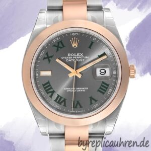 Rolex Datejust m126301-0015 41mm Herren Austernarmband Wimbledon-Zifferblatt