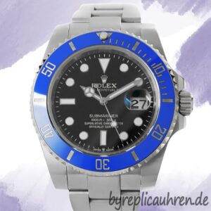 Rolex Submariner 40mm Herren m126619lb-0003 Schwarzes Zifferblatt