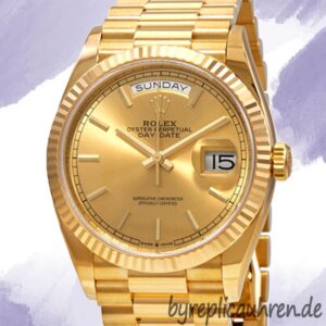 Rolex Day-date 36mm Unisex m128238-0045 Goldton Präsidentenarmband