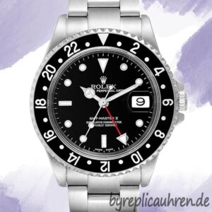 Rolex Gmt Master Ii Herren 16710BKSO 40mm Schwarzes Zifferblatt Automatisch