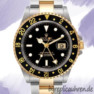 Rolex Gmt Master Herren 40mm 16713BKSO Schwarzes Zifferblatt