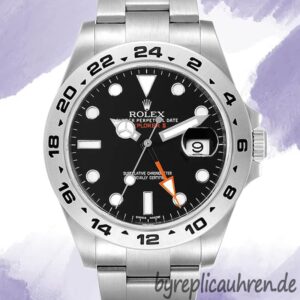 Rolex Explorer m216570-0002 42mm Herren Schwarzes Zifferblatt